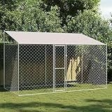 Idoneità per Esterni: Specificamente progettato per giardini e terrazze, questo box fornisce un riparo solido all'aperto. Le sue caratteristiche resistenti agli agenti atmosferici lo rendono una scelta top per una vita all'aperto a lungo termine per il tuo cane.