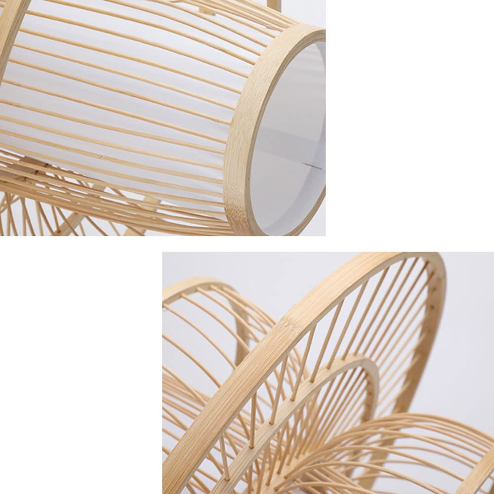 Nowoczesna Ręcznie Robiona Lampa Wisząca Z Bambusa Editor, Nordic Odchudzanie B&B ŻYRANDOL OPRAWA, Creative Single Head E27 Base Lighting Lantern, Do Sypialni, Gabinetu, Biura