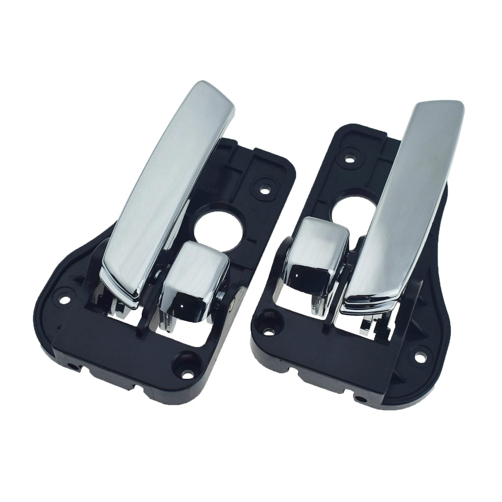 Fpcdhxsp Left And Right Pair Side Inner Interior Door Handle For Kia For Carens For Rondo 2007-2012 82610-1D000 82620-1D000 Left Right Interior Door Handle Chrome