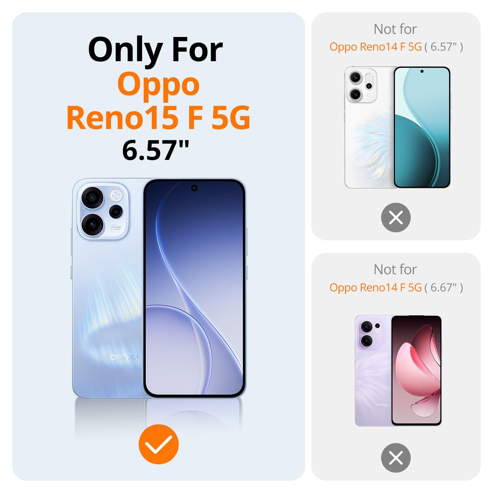 Oududianzi - Cover per Oppo Reno 15 F 4G / 5G, Custodia Silicone Liquido, Interno in Microfibra Morbida, Protezione Antiurto Resistente - Blu Notte