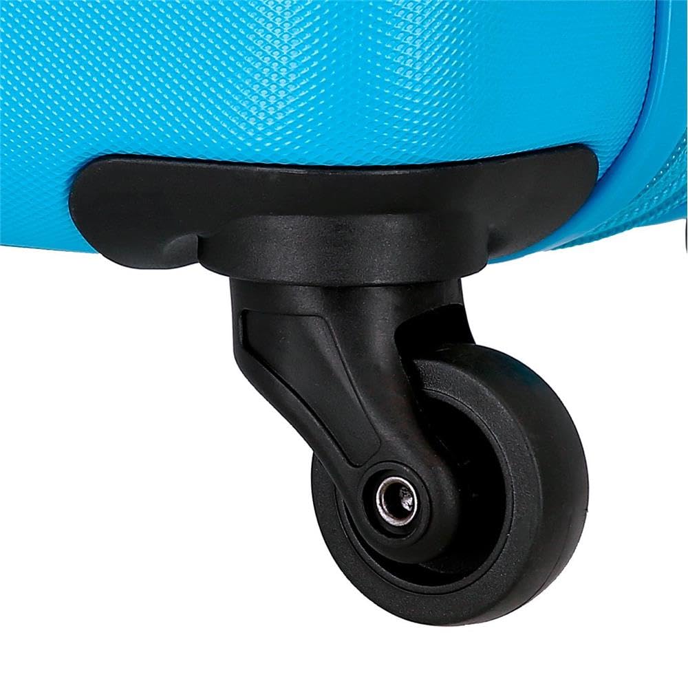 Roll Road Flex walizka kabinowa niebieska 38 x 55 x 20 cm twarda obudowa ABS zamek szyfrowy 35 l 2,5 kg 4 kółka bagaż podręczny