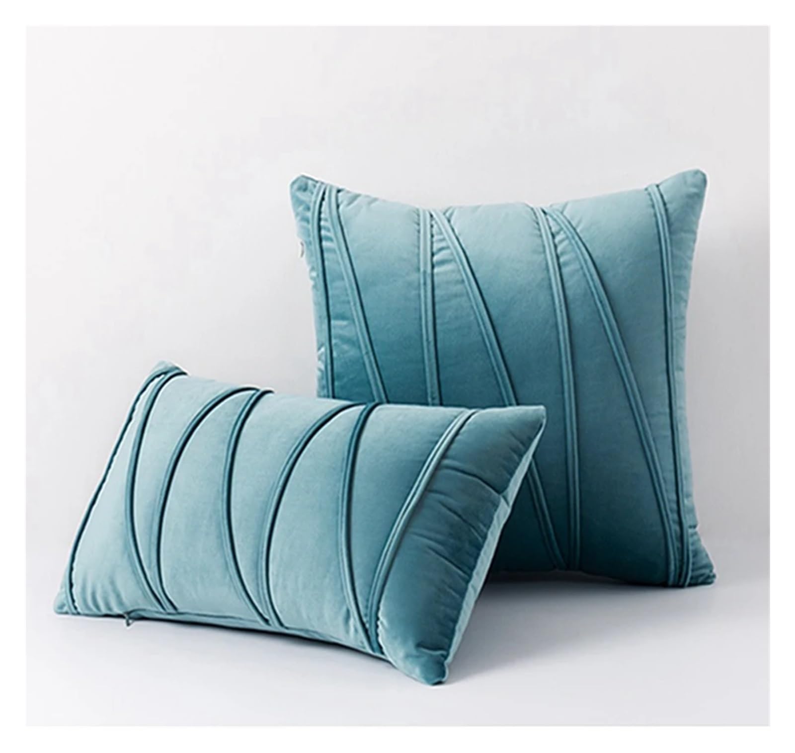 BTGYTTKL Throw Pillowcase 2PCS Decorative Plush Velvet Throw Pillow Covers