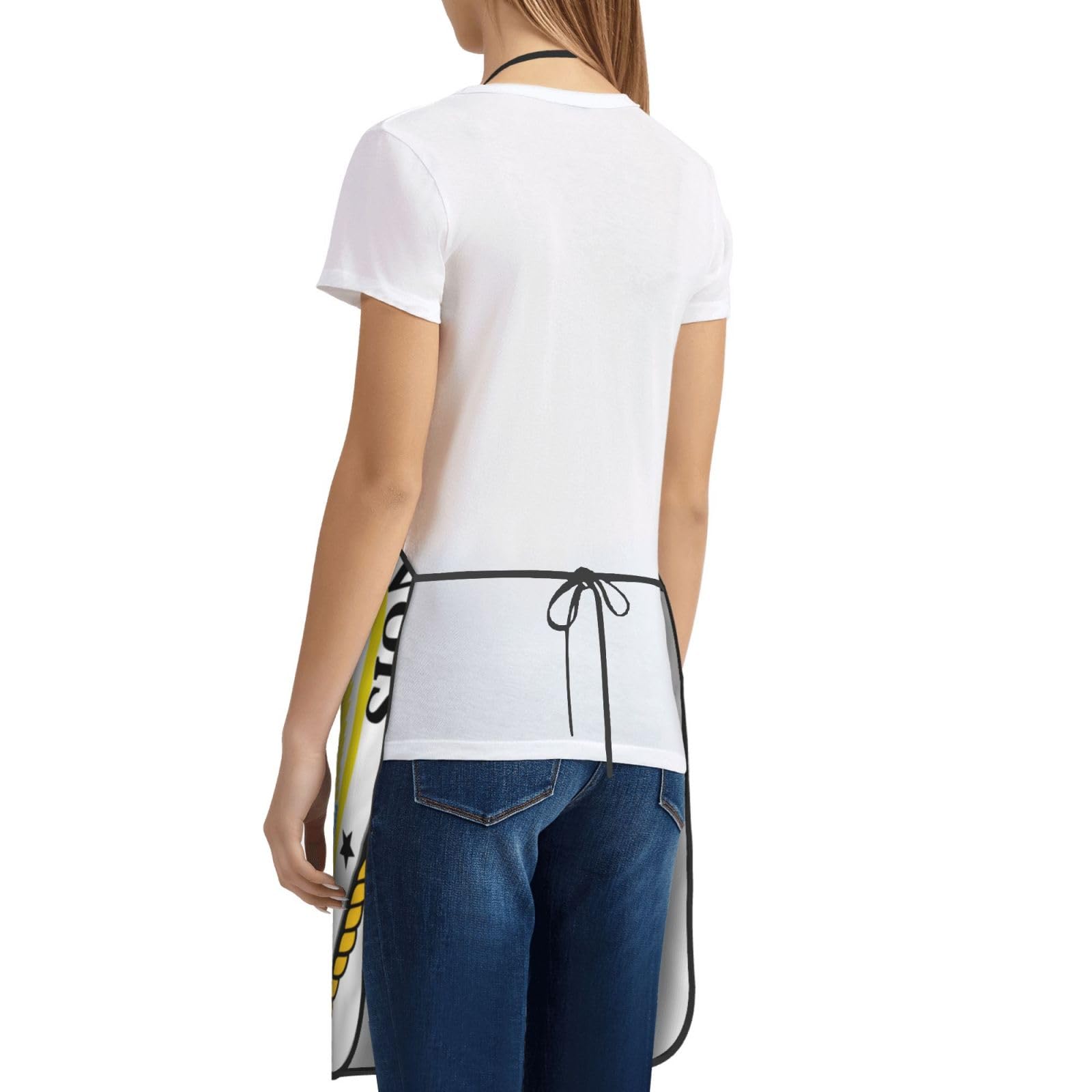 Tablier de cuisine unisexe avec emblème national de l'Illinois, doux et confortable pour homme et femme