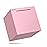 hizgo Adults Pink Piggy Bank, Stainless Steel Piggy Bank for Adults/Kids Must Break to Open, Unopenable Money Saving Box(5.9-inch, Pink)