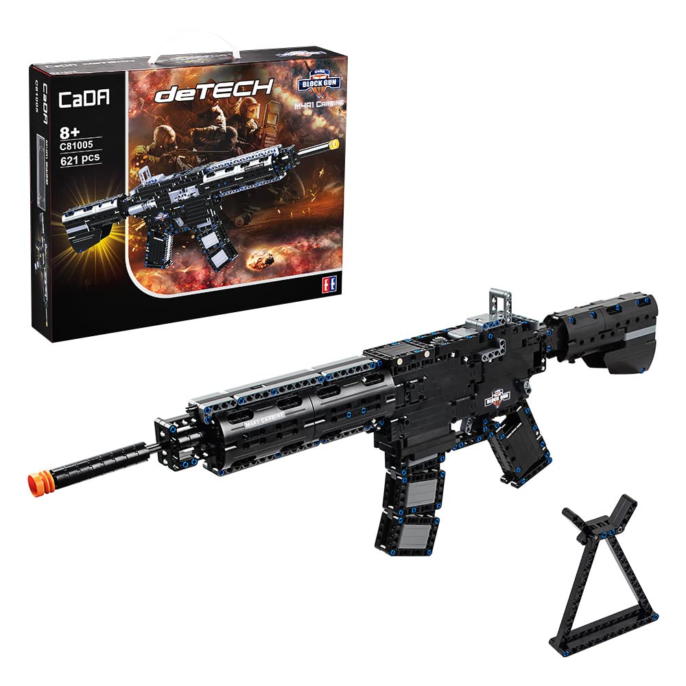Amazon | CaDA ブロックキット 輪ゴム遊び 銃のおもちゃ M4A1 カービン