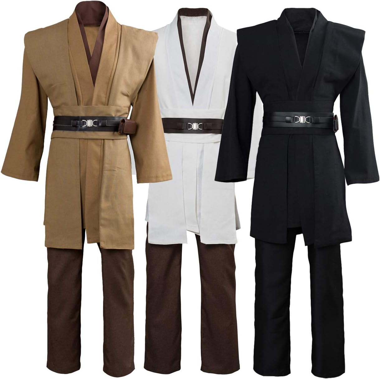 Tunic Costume Mens Tunic Hooded Robe Cosplay Full Set Halloween Costume