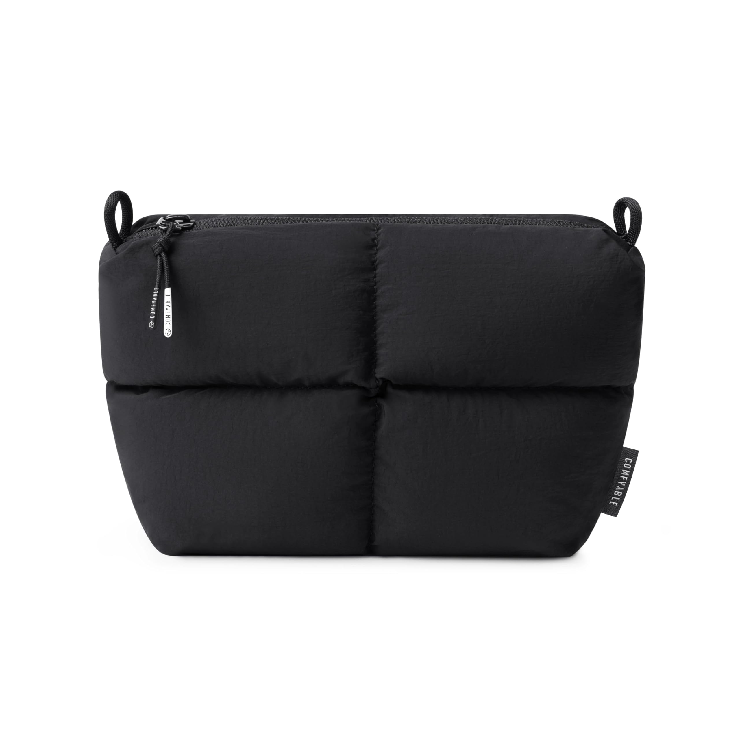 Comfyable Puffy Electronics, custodia da viaggio per accessori tecnologici per donne e uomini, custodia per cavi, caricabatterie, telefono, power bank, cavo, custodia compatta per accessori