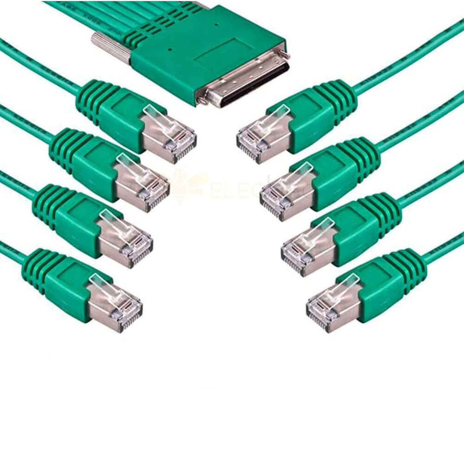 SCSI VHDCI68P Male to 8*RJ45 Male OCTAL Cable for CAB-HD8-ASYNC 3Meter
