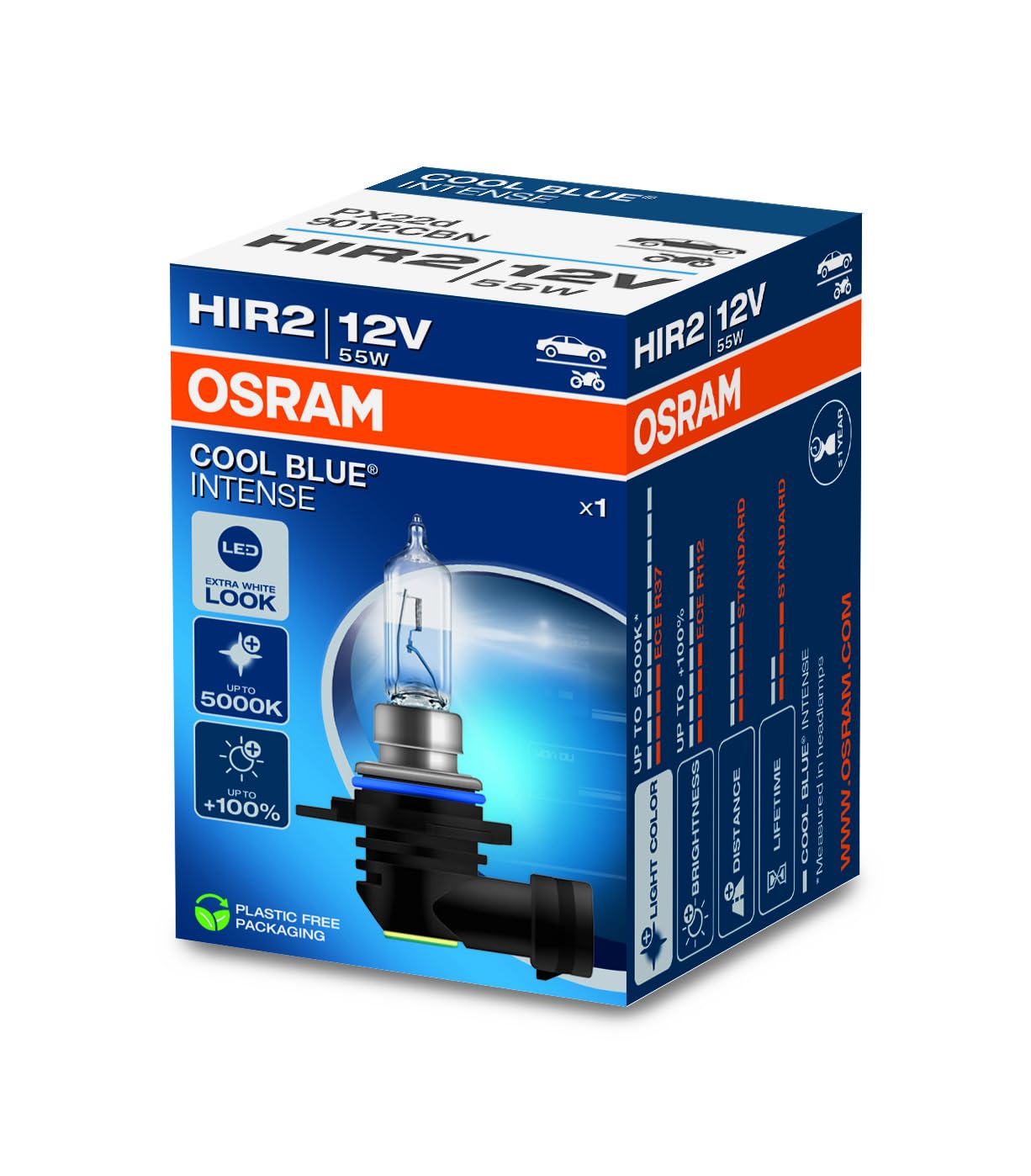 OSRAM Cool Blue Intense NextGen Halogen bulb - HIR2-12V/55W - 1 piece