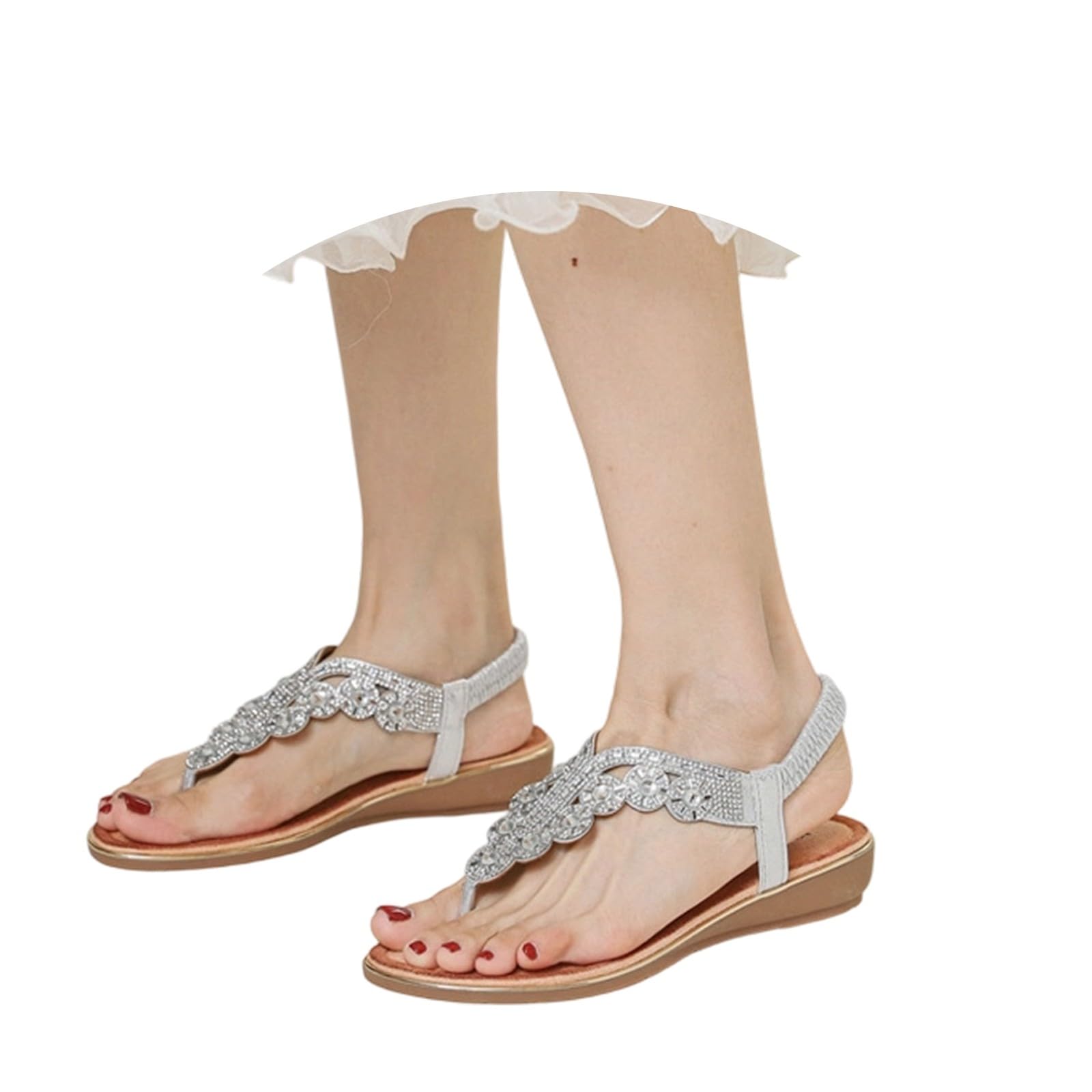 Genérico Chanclas Mujer Piscina Playa Chanclas Elegantes Comodas Sandalias Plataforma Verano Ligero Sandalias Cuña Para Casa Ducha
