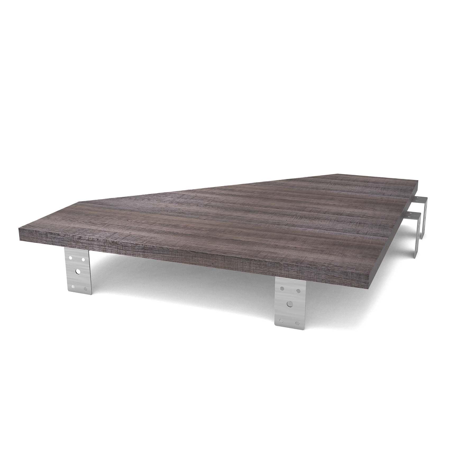Glorious Modular Side Rack Adapter Walnuss - Accessoires pour bureaux de studio
