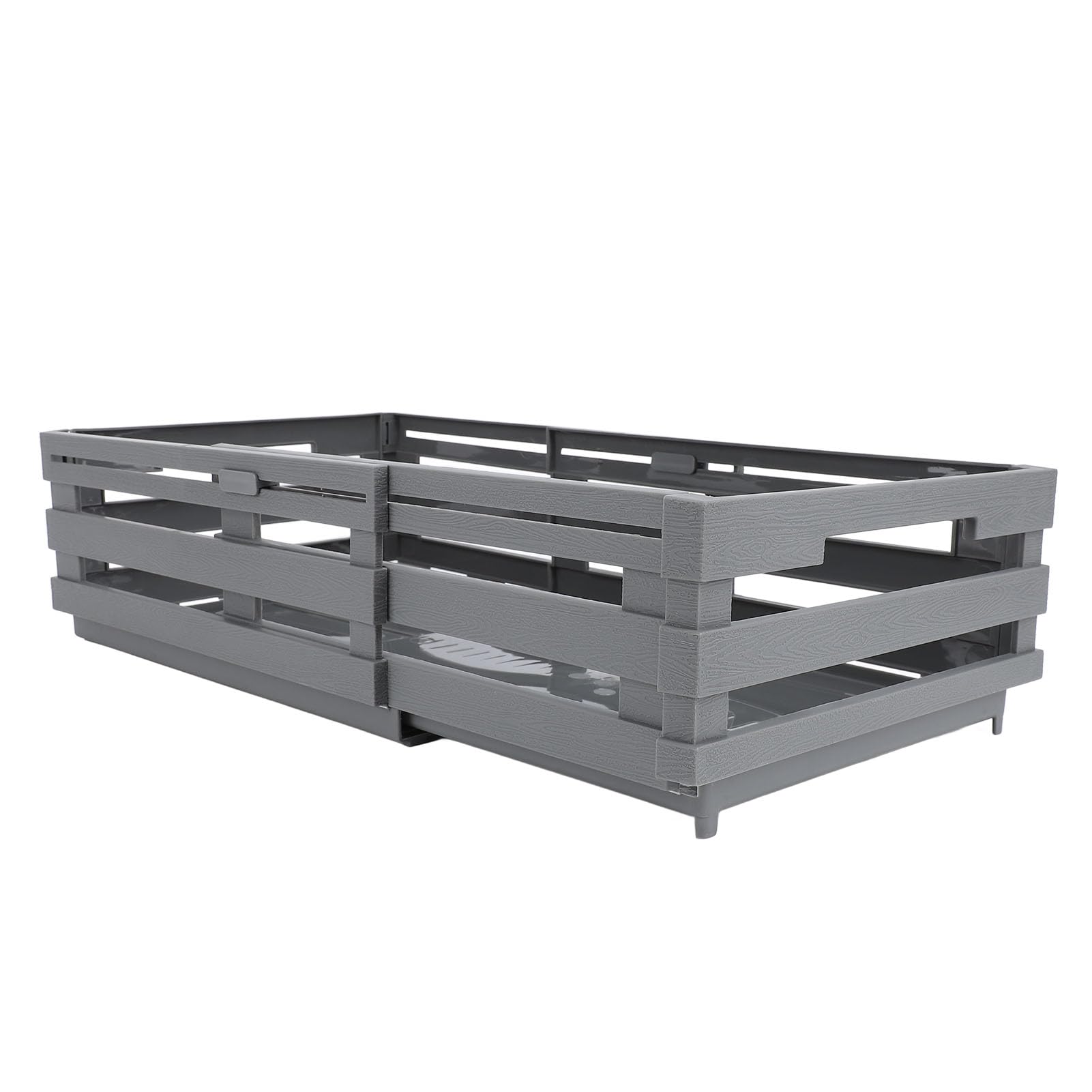 Boîte de rangement empilable en PP extensible pour gagner de la place partout