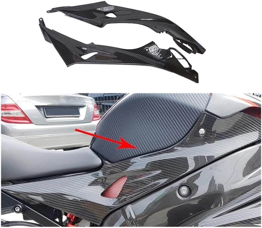 Motorcycle Air Heat Deflector Air Deflector for S1000RR 2015 2016 2017 2018 Motorcycle ABS Carbon Paint Fuel Tank Guard Side Plate Cover Fairing