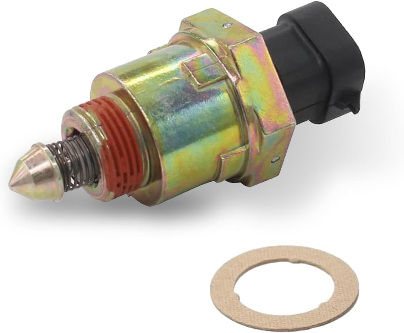 1 PC Car Fuel Injection Idle Motor, Replacement Parts 17079256 AC102 17089062 AC1 17111281 17111286, Injector Idle Air Control Valve, Compatible with Cadillac Chevrolet (Multicolored)