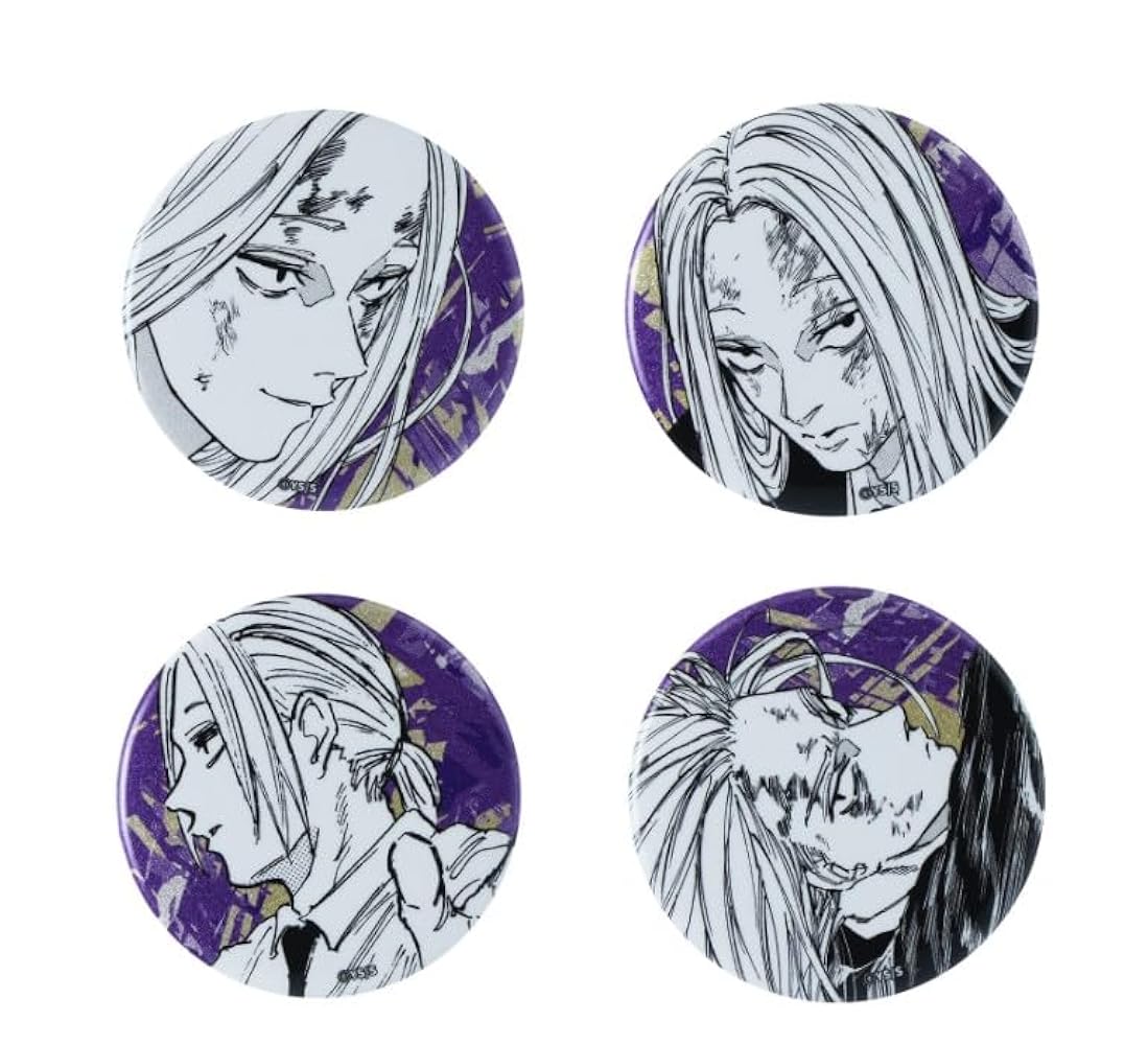 Amazon.co.jp: SAKAMOTO DAYS 缶バッジ 4個セット EMOTIONS