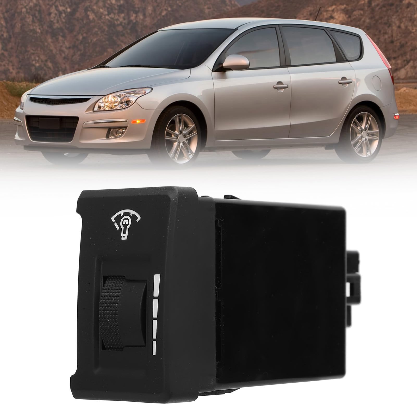 Interruptor Atenuador de Reóstato de Luz de Instrumentos 949502L000WK - Control de Iluminación de Tablero Ajustable para Modelos Elantra Touring 2009-2012 e I30