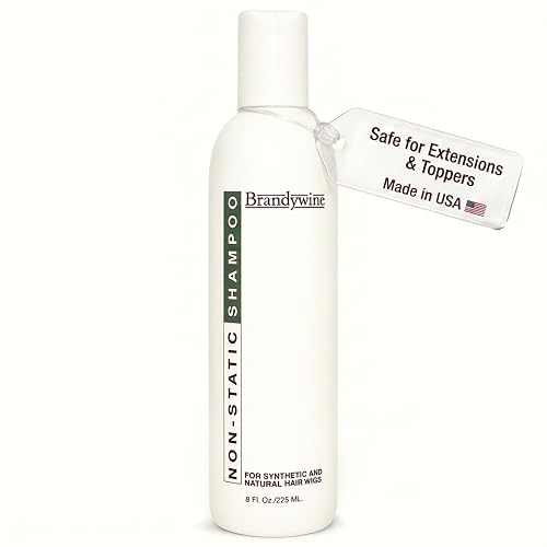 Non Static Shampoo for Synthetic & Human Hair Wigs 8 Fl Oz