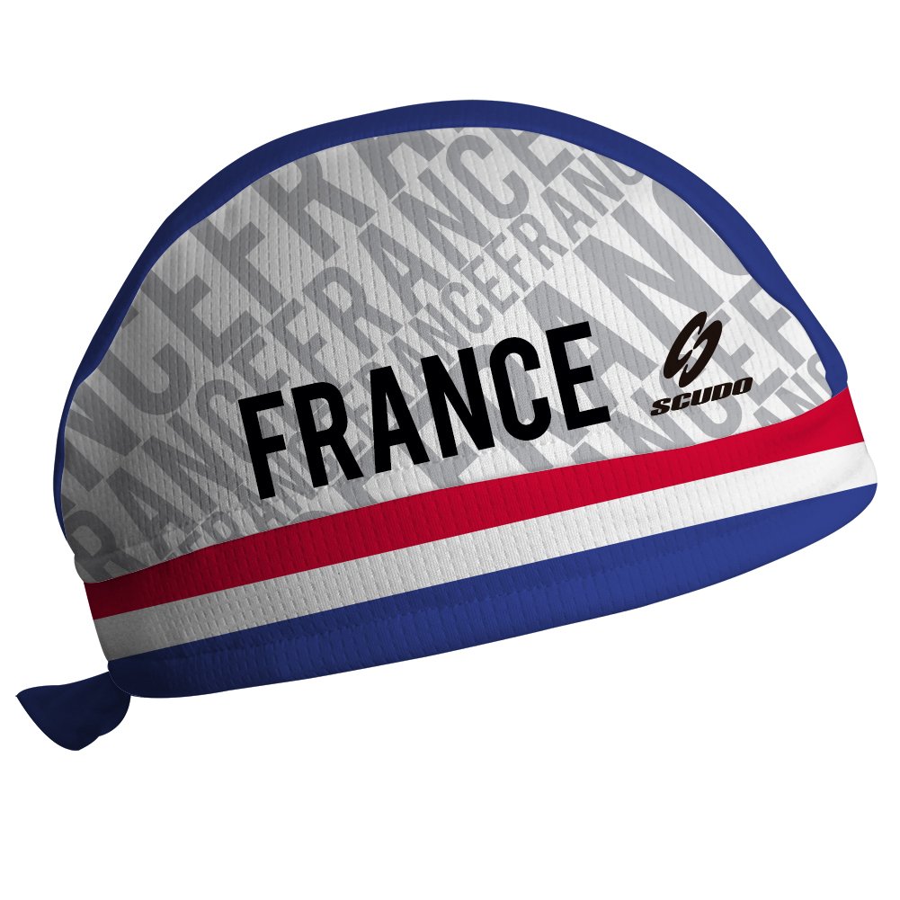 France Flag ScudPro Skullcap White