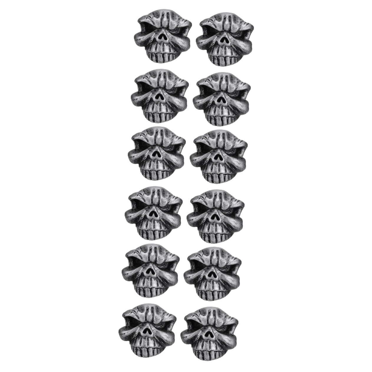 GLEAVI 3sätze Skull Ventilkappen Für Motorräder Und Fahrräder Kreatives Design Silber Schützt Vor Schmutz Und Feuchtigkeit Einfache Installation Zubehör Für Biker Und Radfahrer