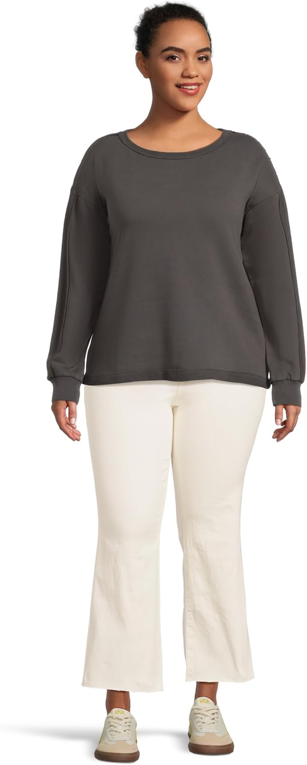 Mod-O-Doc womens Long Sleeve Reverse Seams Sweatshirt - Image 6