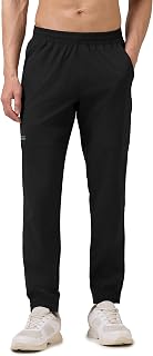 TECHNOSPORT Men's Regular Fit Solid Active Out Joggers with Ts Flexi Technology, SPF50+, Qucik Dry for Gym, Sports & Regul... Price In India