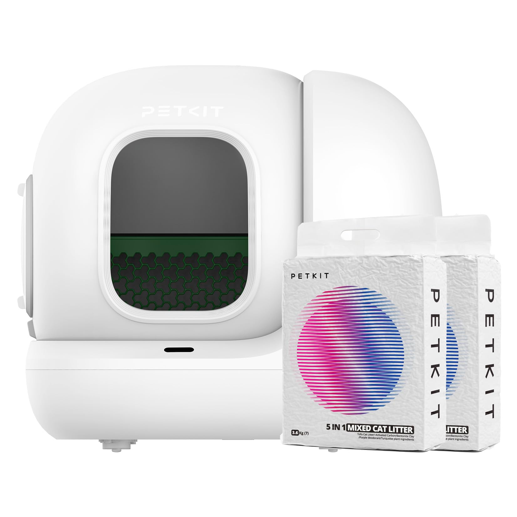 Amazon | [PETKIT(ペットキット)] 猫用自動トイレ P9902 フルセット+猫
