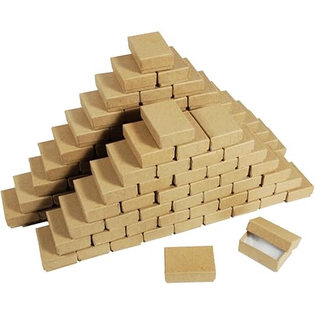 Kraft Jewelry Storage Empty Match Box 2 1/8" x 1 5/8"