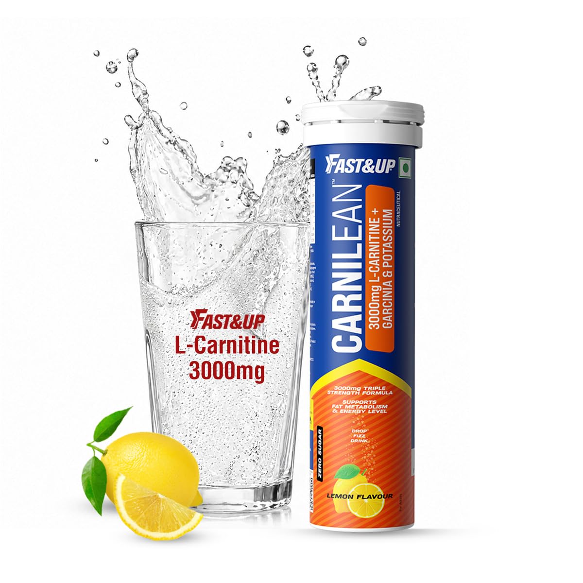 FAST&UP L-Carnitine 2000mg|Supports Weight Loss & Fat Burn|Lemon|Pack of 3 — Amazon image 13