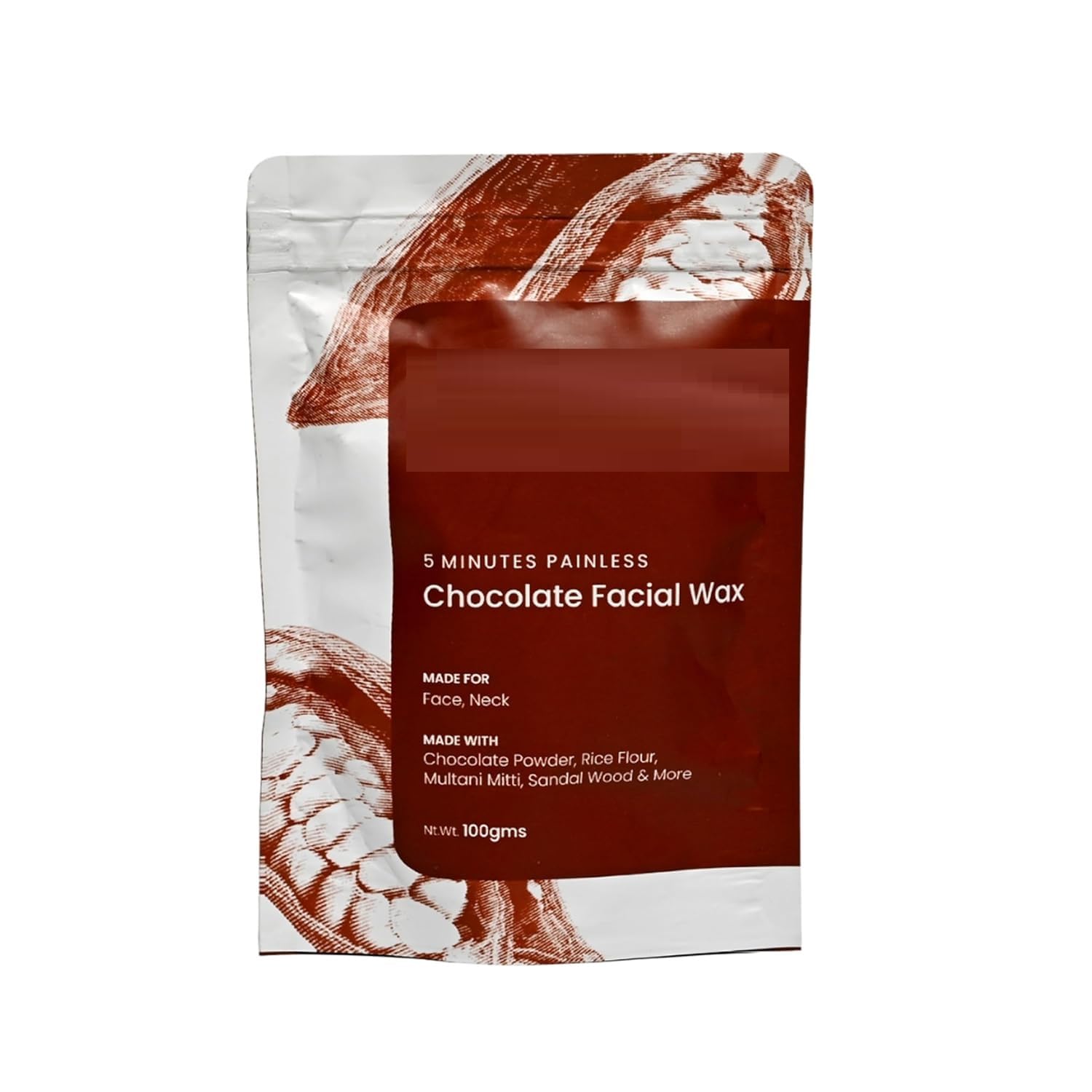 pa Facial Wax Powder | 5 Minute Painless Face Hair Removal Waxing Powder | Easy to use at Home (Chocolate)