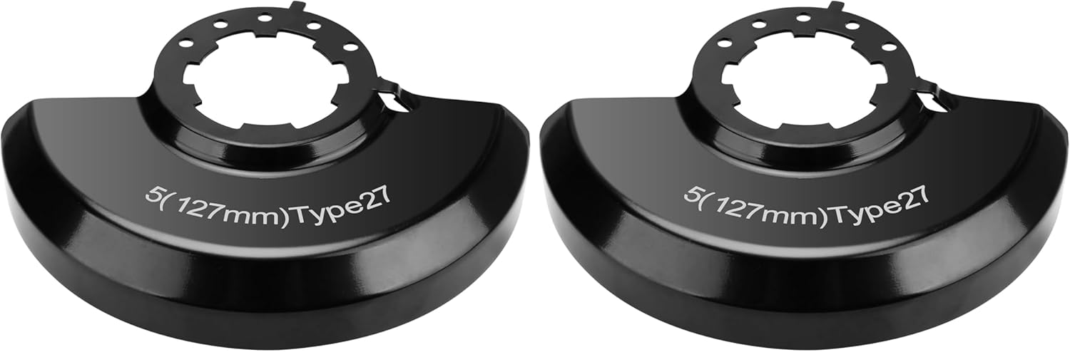 Angle Grinder 43-54-1220 5" Type 27 Wheel Blade Guard Fits for Milwauk-ee Angle Grinder 2780-20, 2781-20, 6117-30, 6117-31, 6124-30 (Pack of 2)