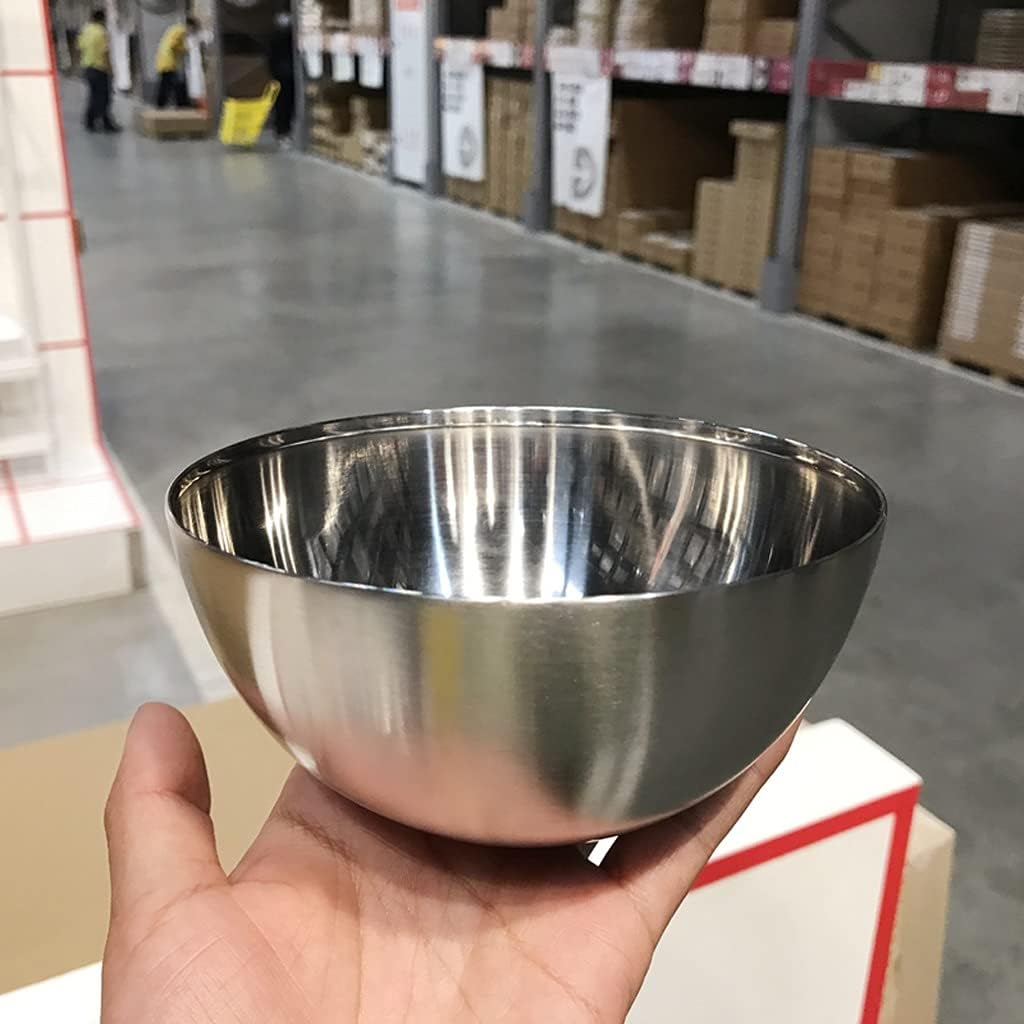 Stainless Steel Mixing Bowl Nesting Bowls with Capacity Markings Pot(12cm)