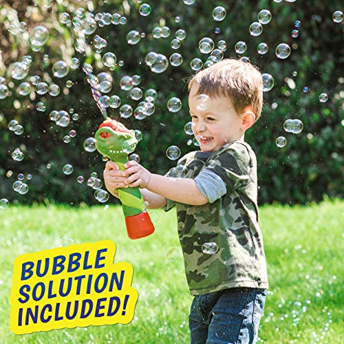 image for Maxx Bubbles Dinosaur Bubble Wand – Light Up Bubble Blower Toy with 