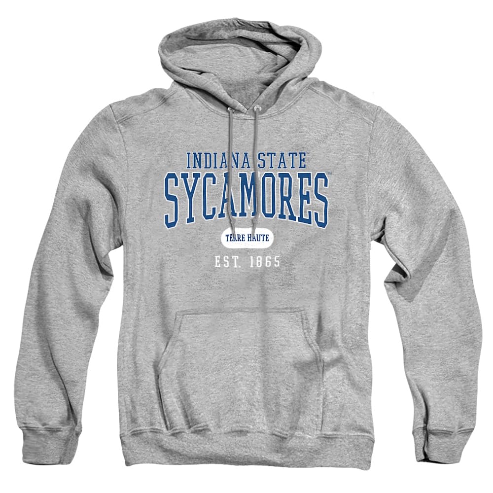 Indiana State University Official Founded Date Unisex Adult Pull-Over Hoodie