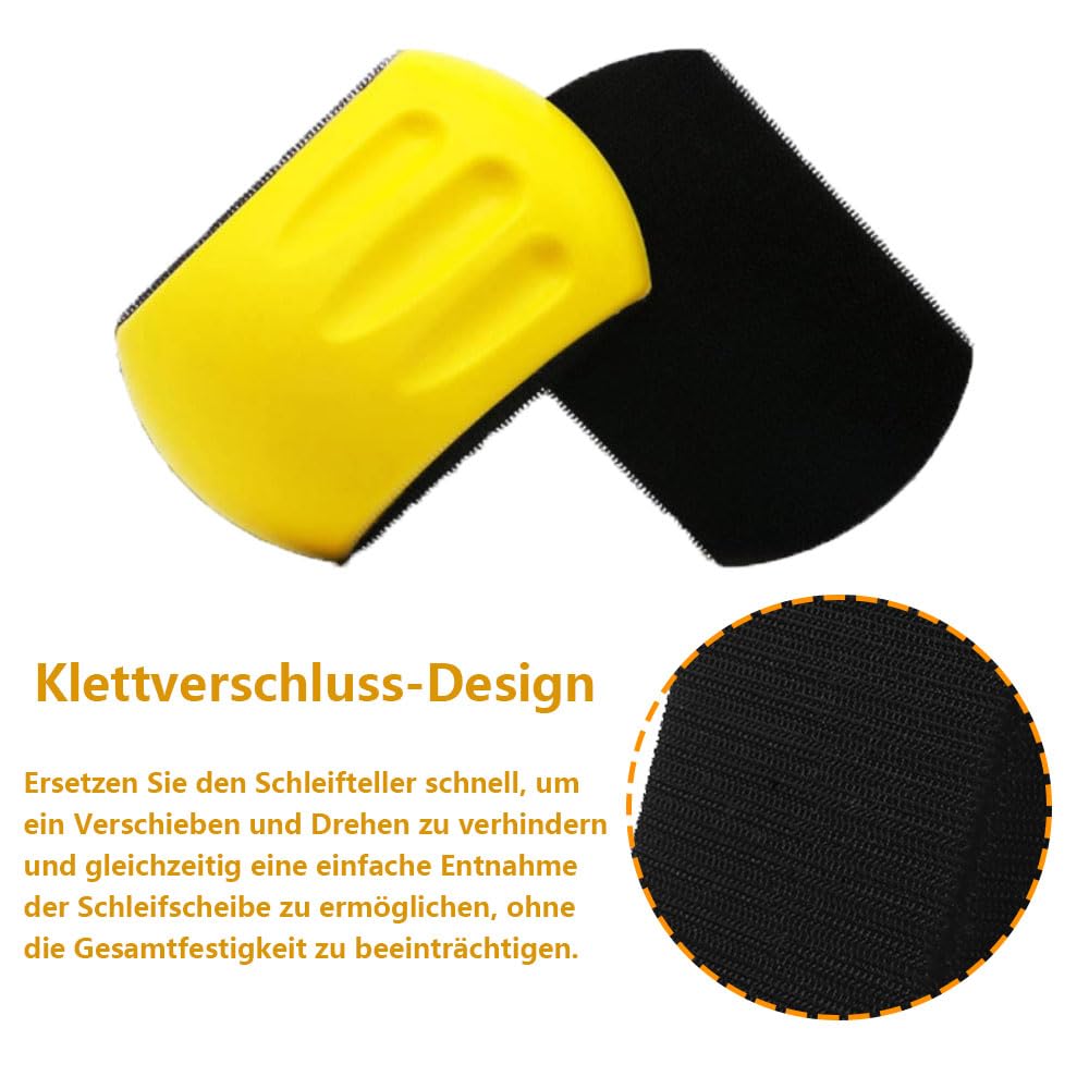 Set 2 Blocchi Levigatura Velcro - Forma Mouse E Coda Di Rondine Per Cartavetrata - Foto 9