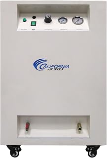 California Air Tools 10020SPC 2.0 HP Ultra Quiet and Oil-Free Air Compressor, 10 Gallon Tank, 58 dB Noise Level, in Sound Proof Cabinet