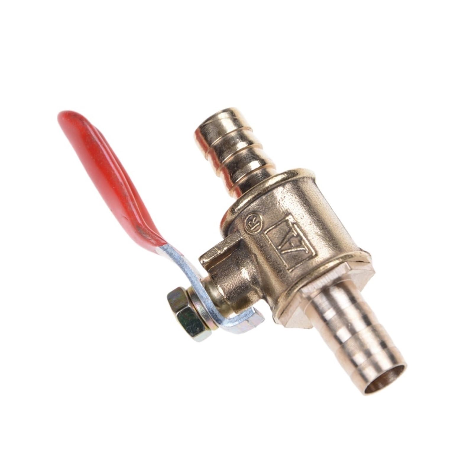 Ptrecniok One Color Gate Valve， 3 Sizes 5/16" Hose Barb Inline Brass Water(8Mm)