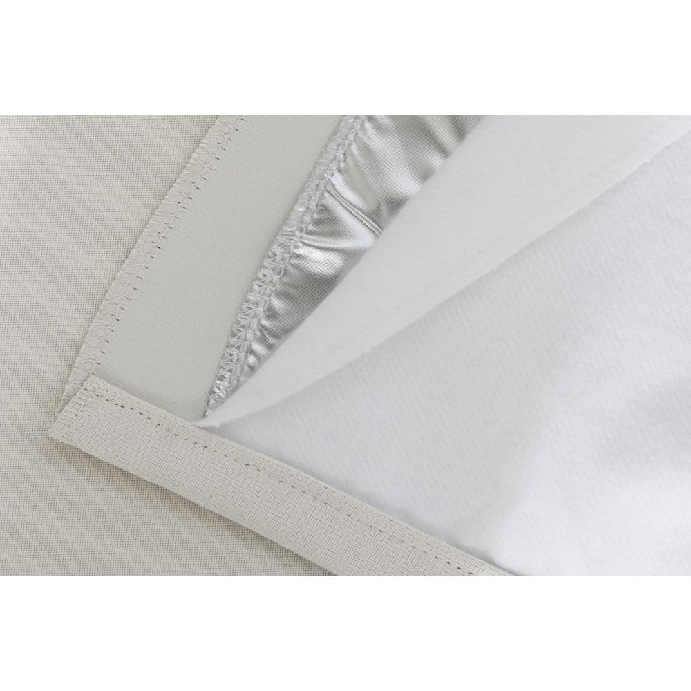 Moondream DecibelControl™ Rideau Anti-Bruit 3en1 | Isolation Phonique | Thermique Hiver+Été | 100% Occultant | Technologie Brevetée | Fabrication UE | Oeillets | Beige MC636 | 135L x 250H cm