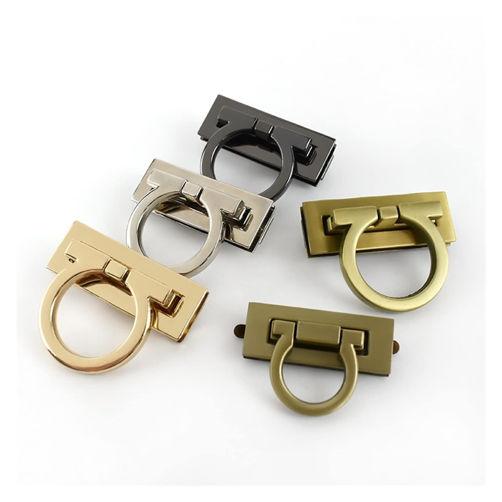 10 Fermoirs Twist Lock Pour Sacs à Main - Serrures Tournantes | DIY Cuir, Tissu, Portefeuilles