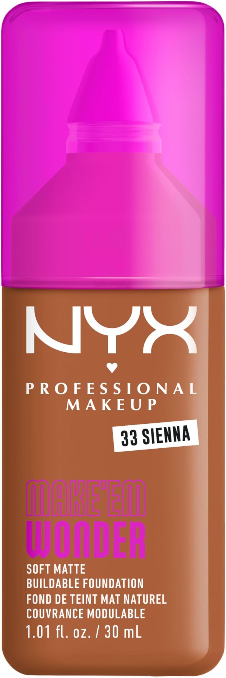 Make 'EM Wonder Foundation 33 Sienna