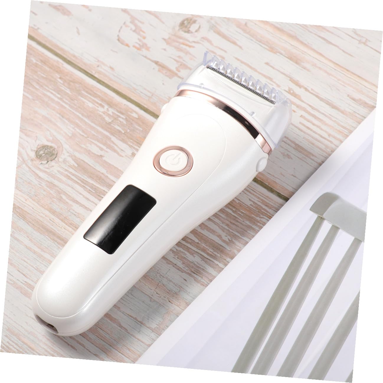 Mikikit Epilatore Elettrico Rasoi per Corpo e Sopracciglia Ricaricabile USB Donna Display Led Rapido e Indolore, Materiale Abs e Acciaio Inox, per Gambe e Ascelle