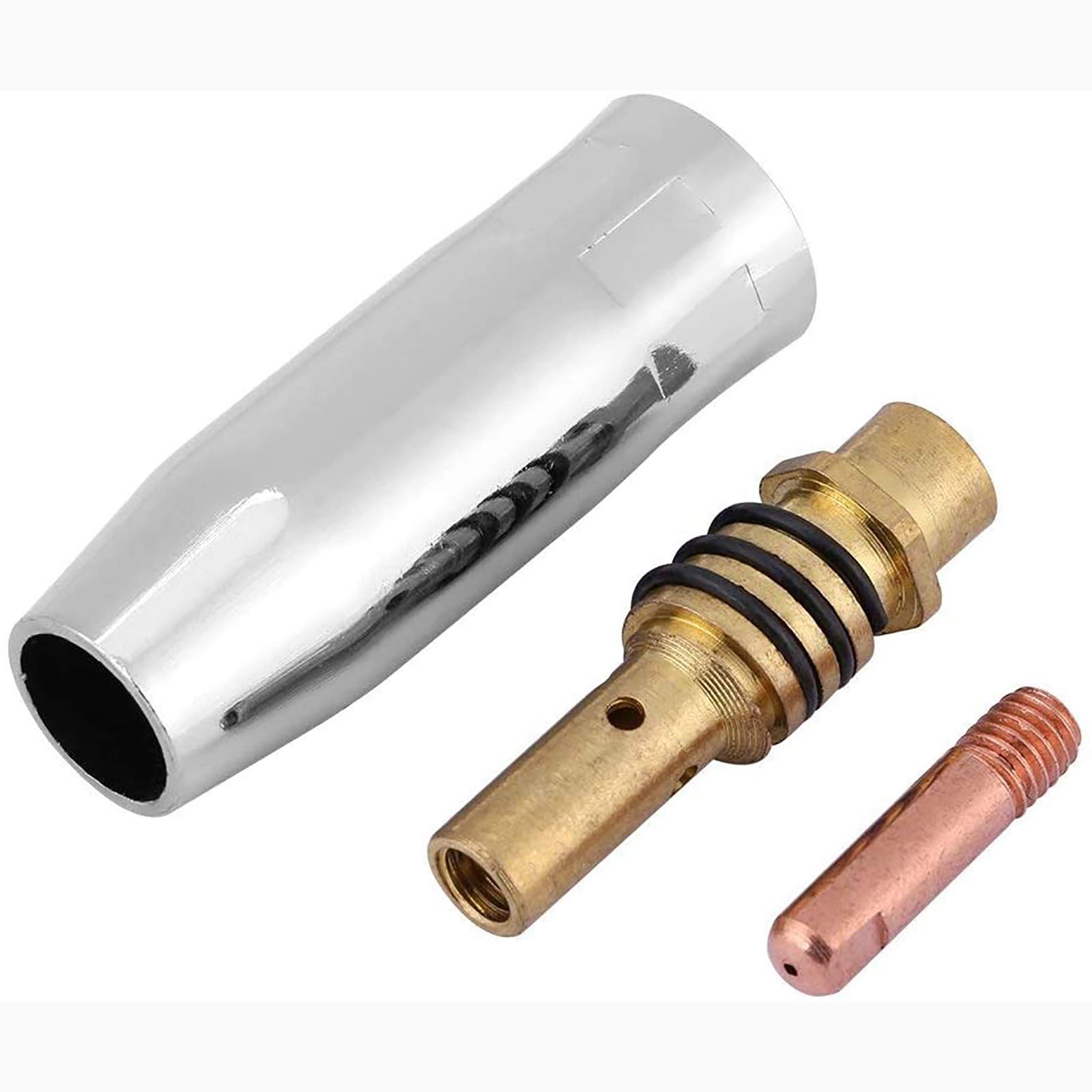 Juego De Piezas De Desgaste Mig/MAG Adecuado Para MB15 Diámetro De Alambre 0 8 Mm Piezas De Boquilla De Gas Boquilla De Corriente M6 0 8 Mm I.487815577