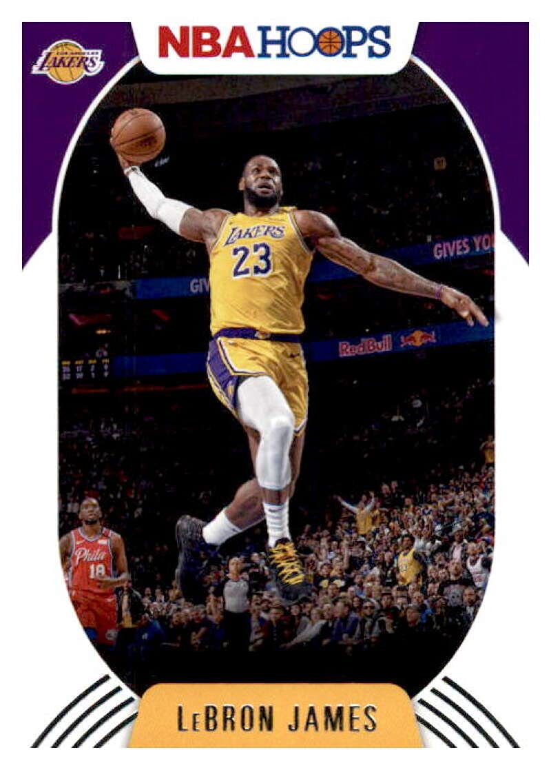 Amazon.com: 2020-21 Hoops #146 LeBron James Los Angeles Lakers NBA