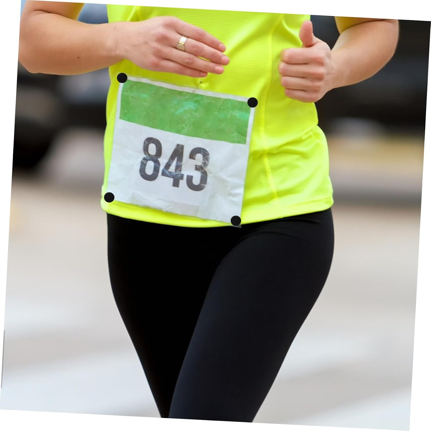 VICASKY 20pcs Number Bib Fixing Clips Lightweight Secure Race Number Holders for Runners Easy Attachment Fasteners for Athletic Events Design