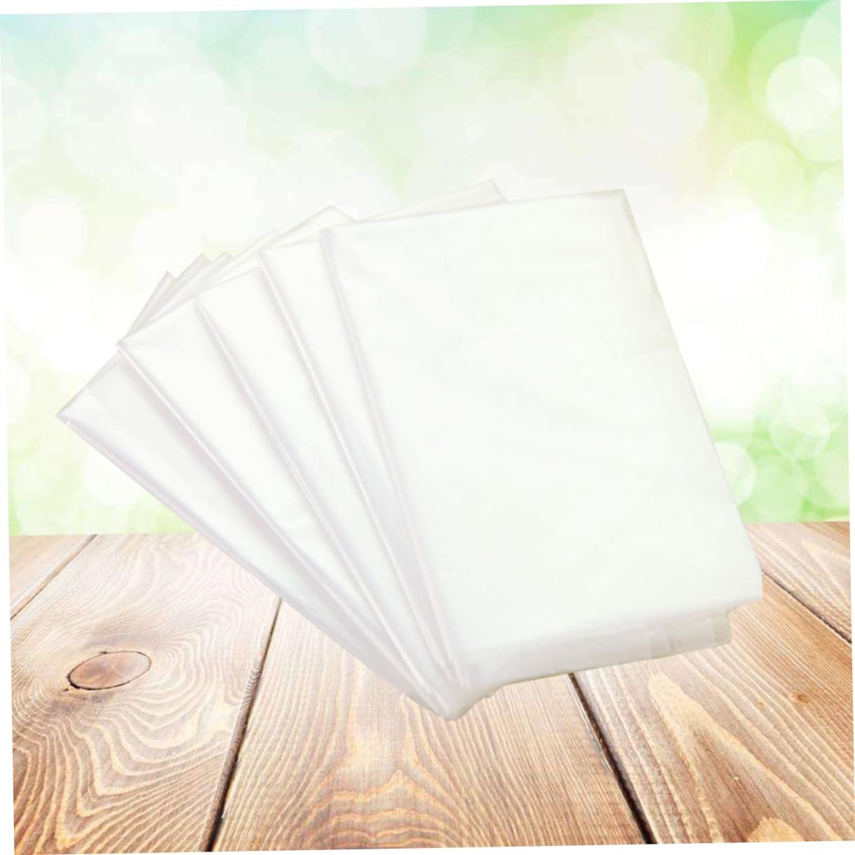Toilet Seat Cover Pads Set 60pcs Disposable Waterproof Pe Film Standard Size Enhance Toilet Decor