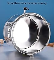 Vista 3 de BLACKTK Dispensador de bebidas aislado, dispensador de agua caliente con barril de acero inoxidable aislado con grifo para té caliente, café, leche