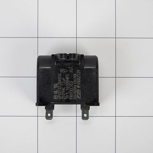 Miniatura 3 de Whirlpool WPW10662129 Pieza de repuesto original del condensador de funcionamiento del refrigerador, sustituye a W10662129, R0950186, 8199858 y más