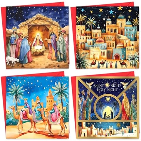 Lot de cartes de Noël caritatives 2024 - Crazy Little Things Cover