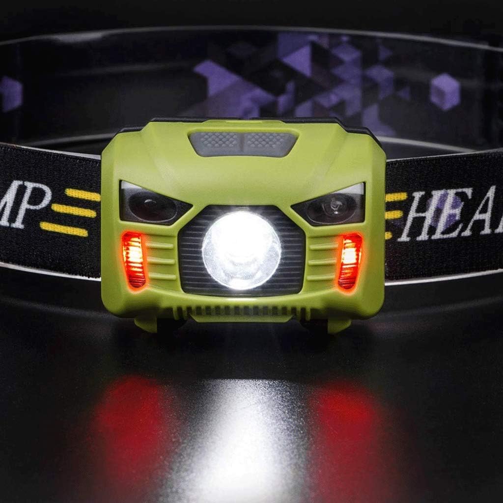 Headlamp-Headlamp Flashlight with White Light Plus Travel Case - Super Bright Headlight for Hiking Running Camping