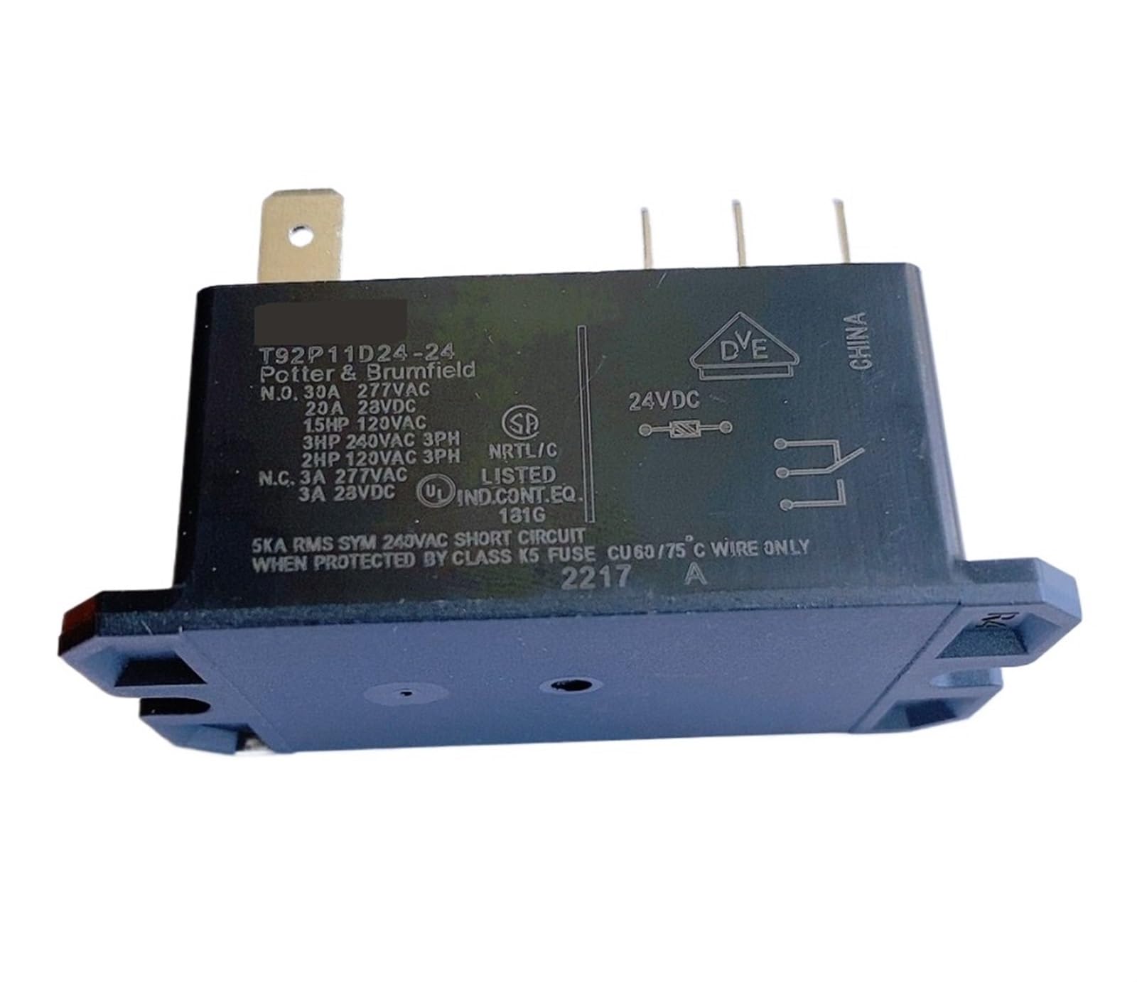 Relais T92P11D22-24V DC24V NO résout les pannes de commutation à 8 broches