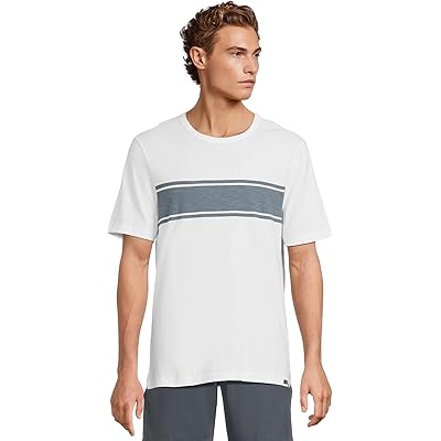 Мужская рубашка Faherty Sunwashed Tee white surf stripe